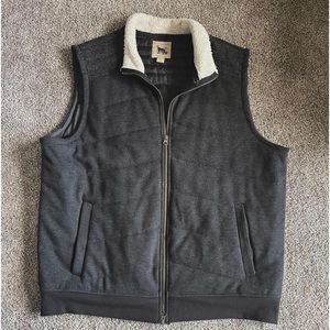 Fuzzy inside warm vest